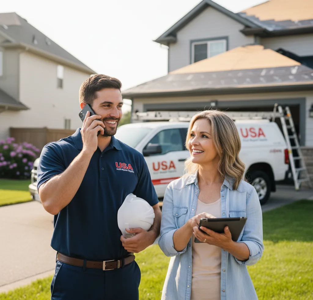 USA Roof Repair Experts customer support in San Luis